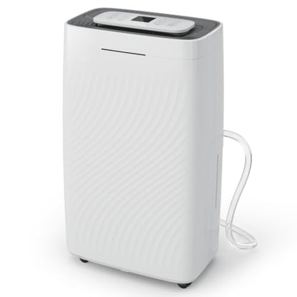 Tehanld 81 Pint Dehumidifier for Basement White with Drain Hose