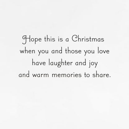 Hallmark Christmas Cards with Envelopes 40-Pack Warm Memories Glitter
