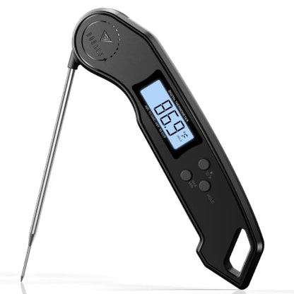 DOQAUS Digital Meat Thermometer Night Black Instant Read Kitchen Tool
