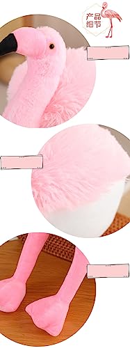 Pink Flamingo Plush Pillow 37.8 Inch Cuddly Stuffed Animal for Home Decor & Gifts (Variation: From Head to Feet)