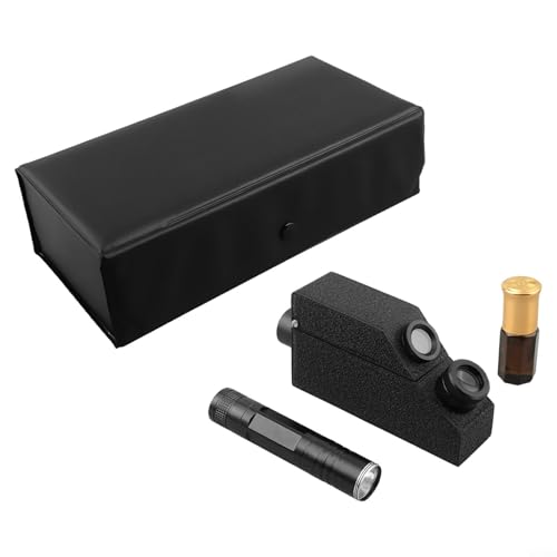 Portable Gemstone Refractometer for Jewelry Identification B - Black, 1.30-1.81 RI