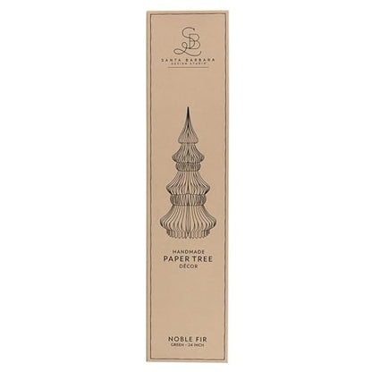 Santa Barbara Design Studio Honeycomb Paper Christmas Tree - 2ft Noble Green, Foldable Holiday Centerpiece