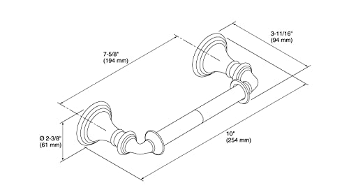 KOHLER 10554-Pb Devonshire Toilet Paper Holder, Vibrant Polished Brass