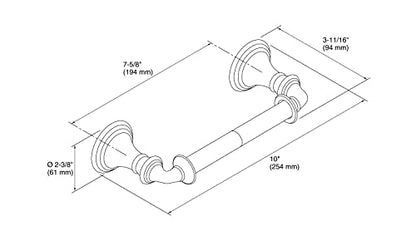 KOHLER 10554-Pb Devonshire Toilet Paper Holder, Vibrant Polished Brass