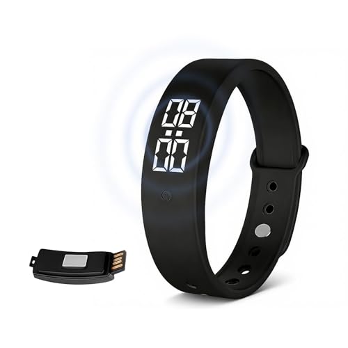 Vibrating Alarm Wristband for Heavy Sleepers Silent Wake-Up Clock