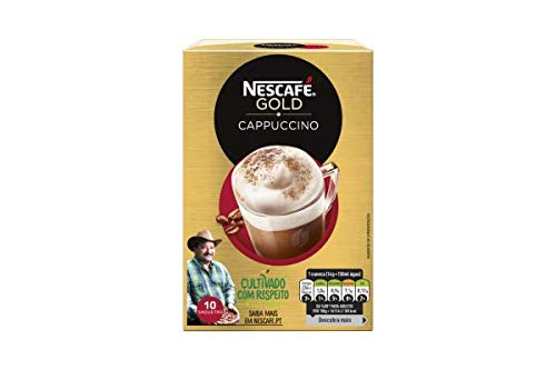 NescafŽ Cappuccino 10 Sachets, Red