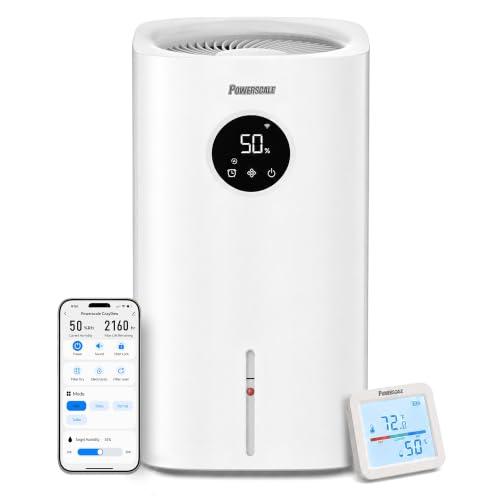 Smart Evaporative Humidifier with Separate Humidity Sensor 6L