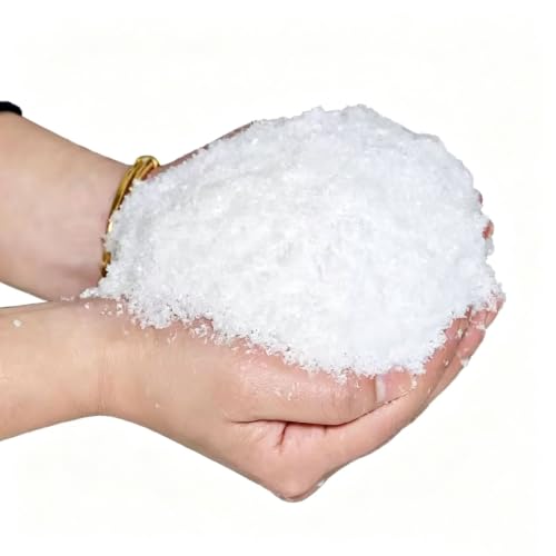 Artificial Snow Filler for Christmas Decorations - 50g Sparkling Winter Scene