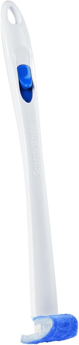 Scotch-Brite Toilet Scrubber Starter Kit - Disposable Refills with Bleach Alternative | Includes Handle & Caddy