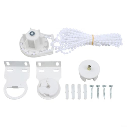 DIY Bead Chain Kit for 38mm Aluminum Roller Blinds - White Window Shade Repair Set