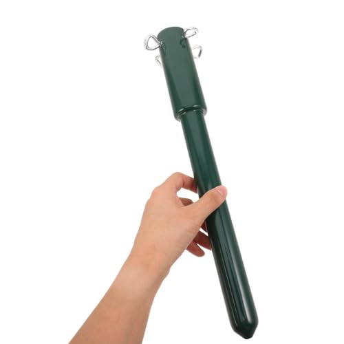 Christmas Tree Height Extender Metal Riser Pole with Screws - Green