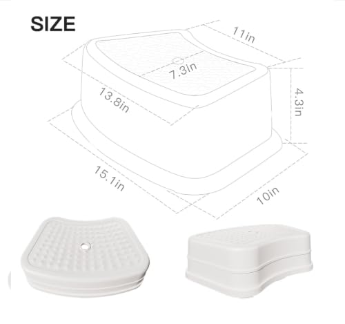 Non-Slip Kids Step Stool for Bathroom, Kitchen & Bedroom - Safe Toddler Support