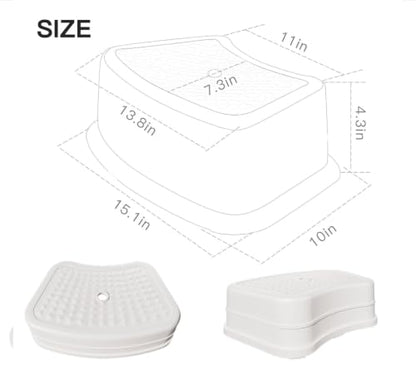 Non-Slip Kids Step Stool for Bathroom, Kitchen & Bedroom - Safe Toddler Support