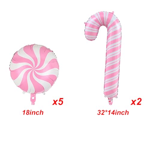 Christmas Gingerbread & Candy Balloon Decorations Set - Party Supplies