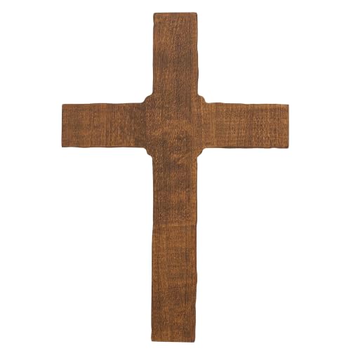 9.84in Rustic Wooden Cross Wall Decor Handmade Religious Gift
