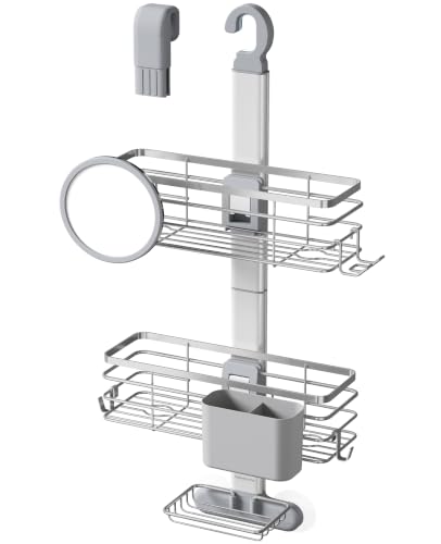 Adjustable Hanging Shower Caddy Medium - Rustproof Stainless Steel Bathroom Organizer