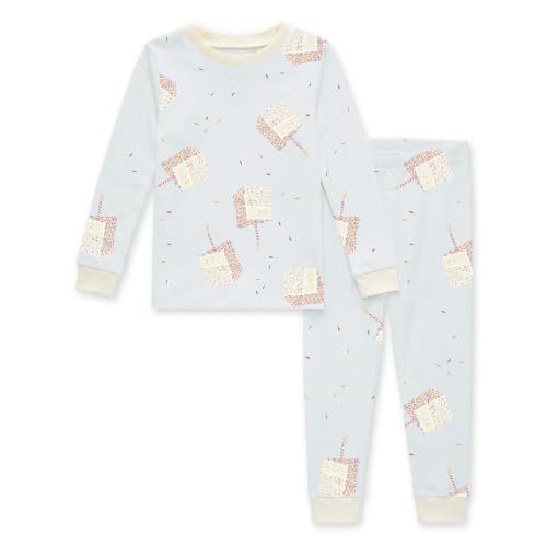 Baby Pajamas Set for Toddler Boys & Girls - Organic Cotton, Pink, Purple, White, Pastel - 5T