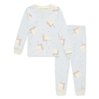 Baby Pajamas Set for Toddler Boys & Girls - Organic Cotton, Pink, Purple, White, Pastel - 5T