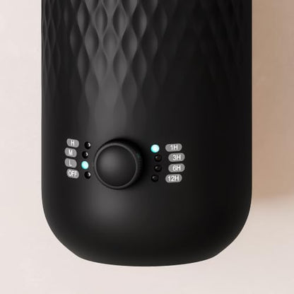 Plug-In Waterless Diffuser with 60mL Capacity - Black