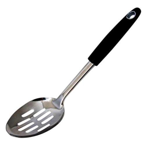 Select Stainless Steel Slotted Cooking and Serving Spoon, 12 Inch