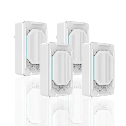 MONYEES 4-Pack Small Air Purifiers for Home & Bedroom Odor Dust Smoke
