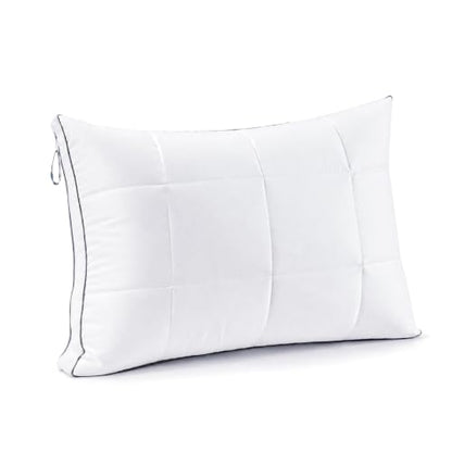 Adjustable Standard Size Pillow for Side Sleepers - White - 1 Pack