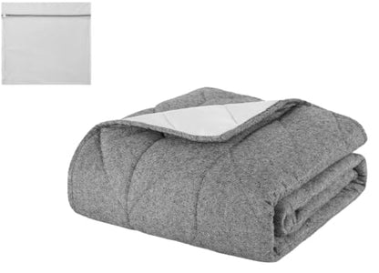 Medium Weighted Throw Blanket 7lbs with Laundry Bag - Hugsmiling