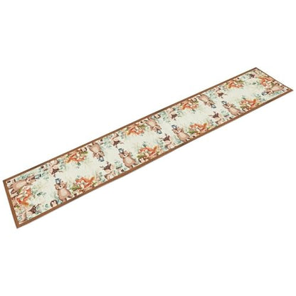 Rustic Woodland Table Runner - Animal-1 13x36 Inches Farmhouse Decor