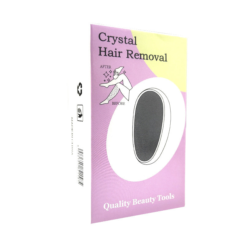 Manual nano-glass hair removal device