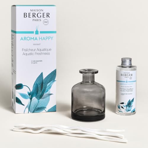 Reed Diffuser with Happy Fragrance - Aquatic Freshness, 180ml, Variation: Fresh