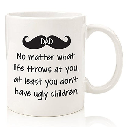 Dad Mug 02 - Funny Ugly Children Coffee Mug - Dad Gifts from Kids