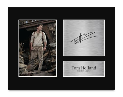 Unframed Signed Tom Holland Movie Memorabilia Photo - US Letter