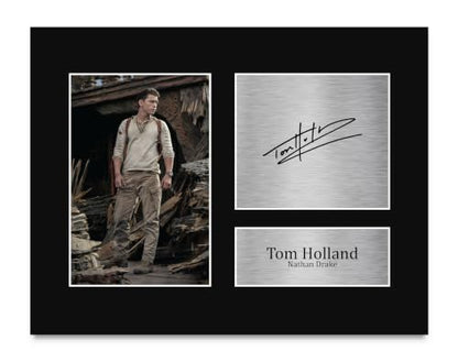 Unframed Signed Tom Holland Movie Memorabilia Photo - US Letter