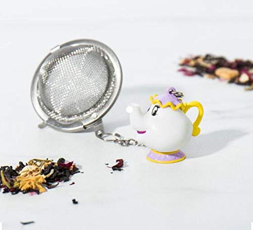 Beauty and The Beast Mrs. Potts Tea Infusers, Tea Steeper for Loose Tea, Cute Cartoon Stainless Steel Fine Mesh Tea Strainer with Gift Box by NSTaygate