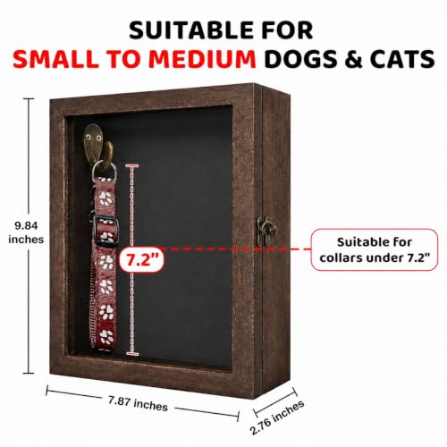 Personalized Pet Memorial Shadow Box with Photo, Paw Plaque & Keepsake Set