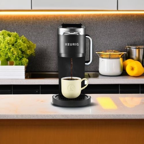 Keurig K-Duo Plus Coffee Maker - Single Serve & Carafe with 60oz Reservoir, Programmable Auto Brew, Black