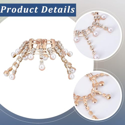 Gorgecraft Rhinestone Wine Bottle Tassel Set - Golden & Light Gold, 12cm