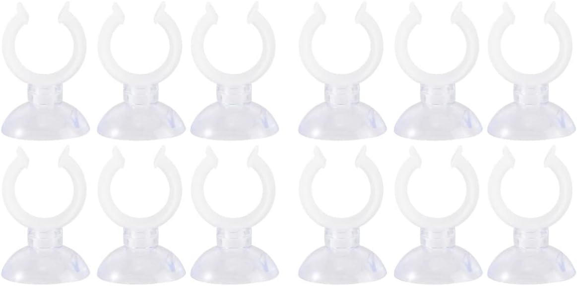 Uonlytech Candle Holders - 12 Pcs Suction Cup Tapered Cone Design for Christmas Decor | Versatile Stand