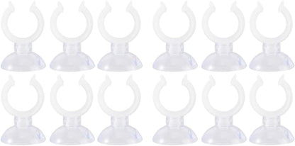 Uonlytech Candle Holders - 12 Pcs Suction Cup Tapered Cone Design for Christmas Decor | Versatile Stand