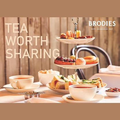 Brodies Tea, Scottish Afternoon Tea, Black Tea Imported from Scotland, Canister of 50 Bags (Pack of 1)