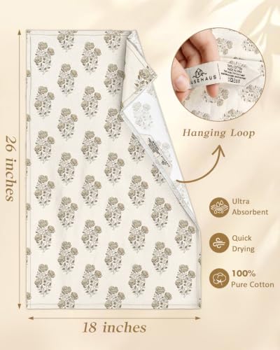 Muted Brown 150GSM Flour Sack Kitchen Towels - Set of 2