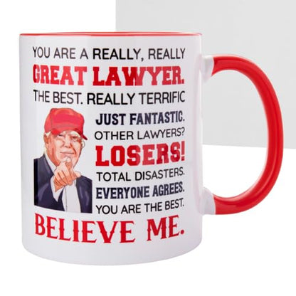 Lawyer Mug 11oz - Lawyer Gifts for Men & Women, Attorney Graduation, Christmas, Fathers Day, Mothers Day, Birthday - Variation: Lawyer