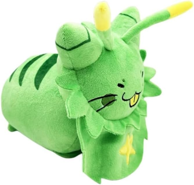 Regine Switzerland Gnarpy Plush | Adorable Alien Cat Toy - Perfect Gift for Fans (Green)