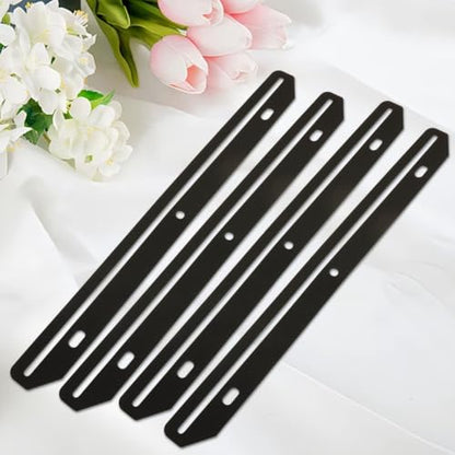 24 Pack Magazine Holders for Binders - Black, Durable Plastic Organizer