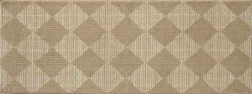 Loloi Chris Loves Julia Lawrence Sand Ivory Bath Mat - 1'10" x 5' Rectangular