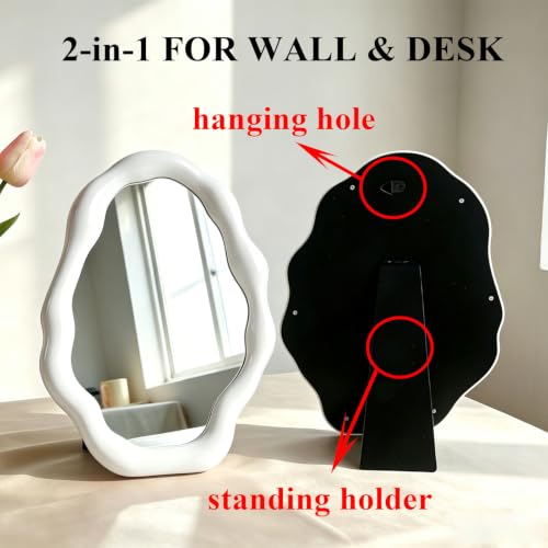 Cloud Desk Mirror Table Makeup Vanity Mirror - White - Cute Cloud Shape