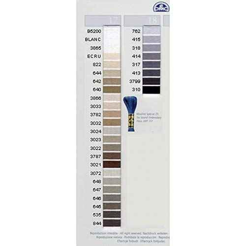 DMC Six Strand Cotton Embroidery Floss 700-799