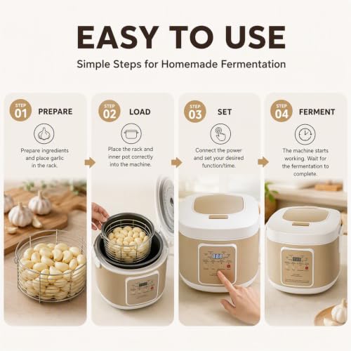 6L Black Garlic Fermenter Machine with Automatic Control for Home Use