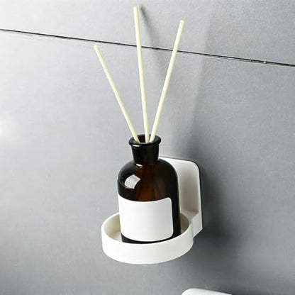 Wall Mount Soap Dispenser with Floating Shelf, Small Bathroom Organizer