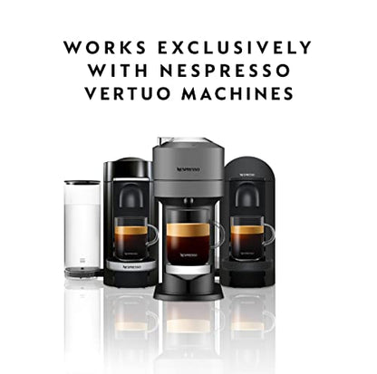 Nespresso Capsules Vertuo, Fortado Decaffeinato, Gran Lungo, 30-Count Coffee Pods, Brews 5.0 oz.